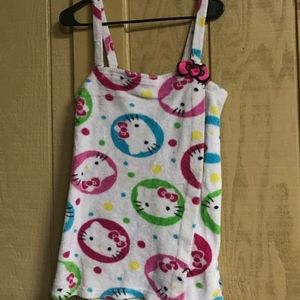 hello kitty towel robe